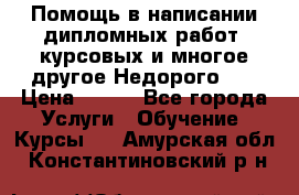 Помощь в написании дипломных работ, курсовых и многое другое.Недорого!!! › Цена ­ 300 - Все города Услуги » Обучение. Курсы   . Амурская обл.,Константиновский р-н